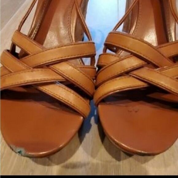 Lauren Ralph Lauren Brown Wedge Sandal Siz… - Picture 6 of 7